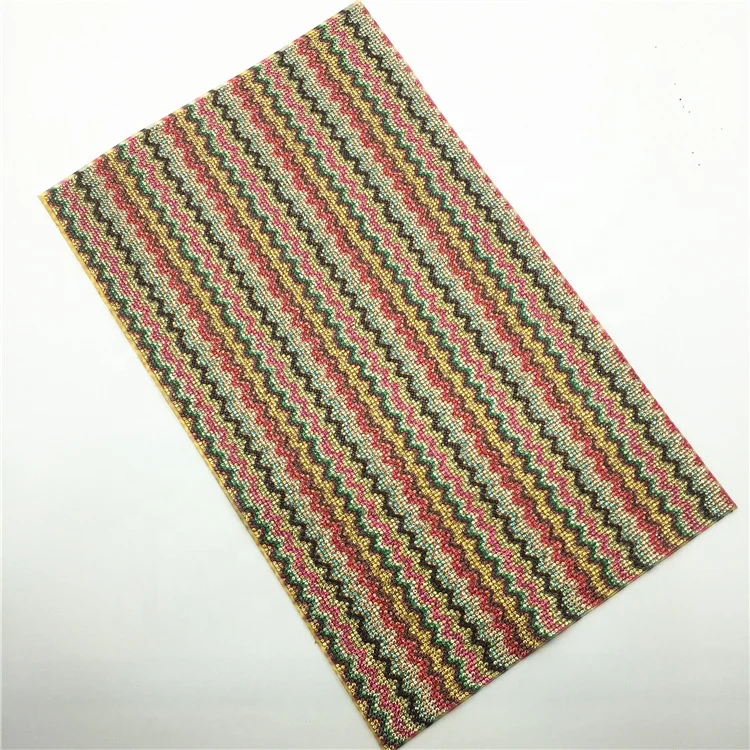 24*40cm Glass Rhinestone Self-adhesive Trim Sticker &Hot fix Glitter Crystal Diamond Rhinestones For Applique DIY Car Decoration