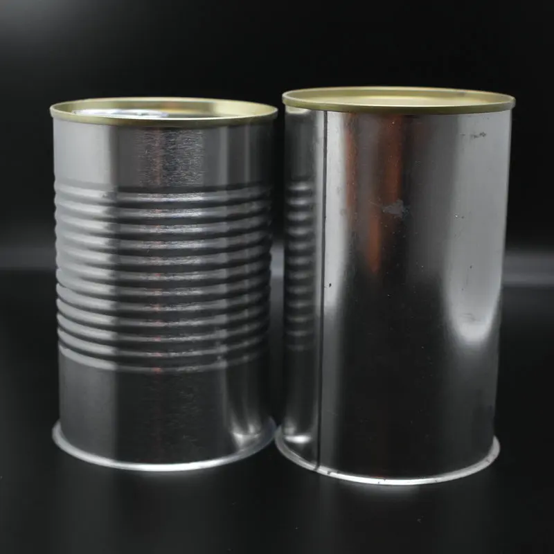 Food Grade Printing tinplate can 500ml with easy open lid for food packaging