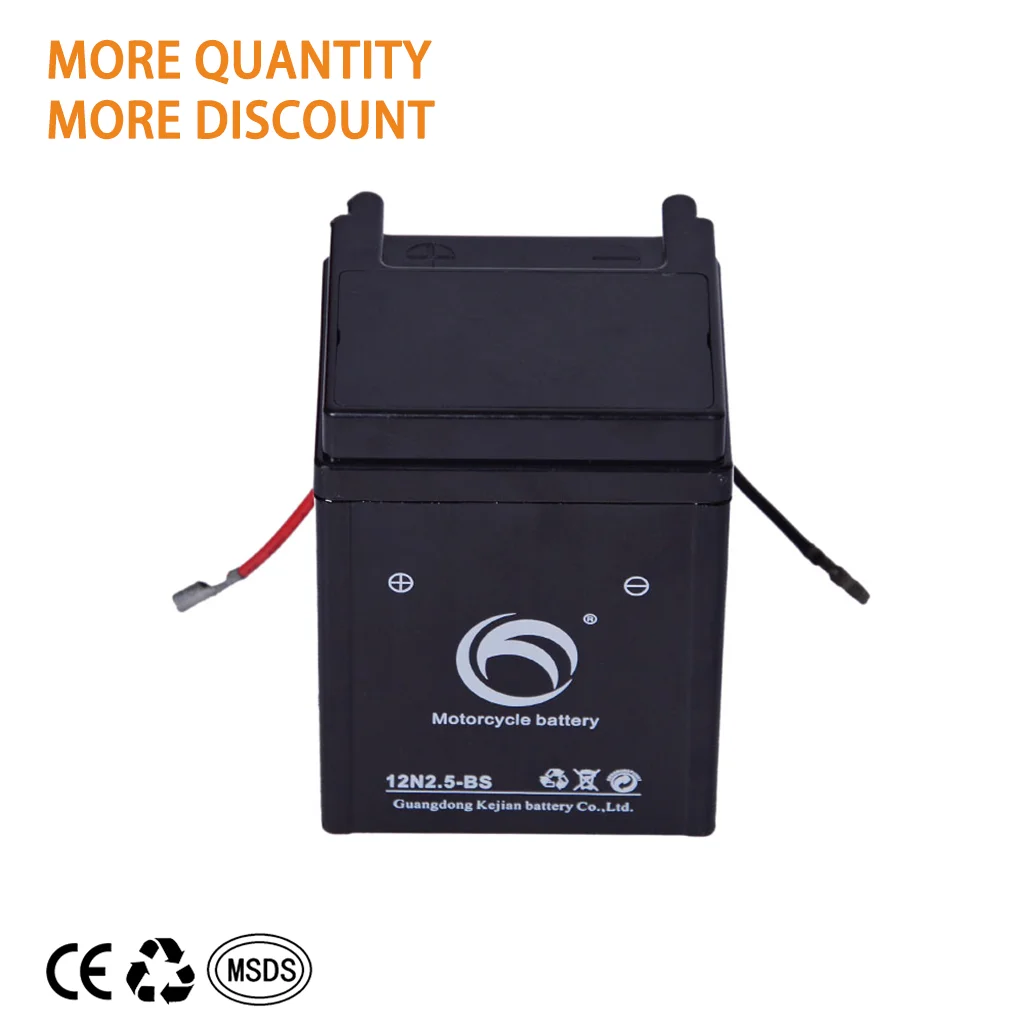 low price good quality factory wholesale YB3L 12v3ah motorcycle battery