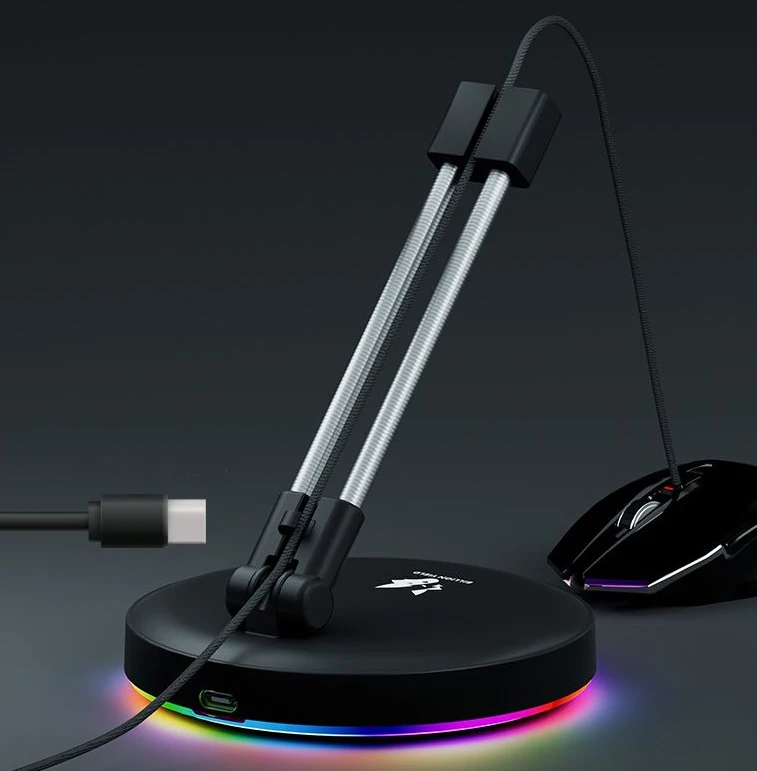 2022 NEW  Mouse Bungee Mouse Cable Holder with RGB breathing lighting