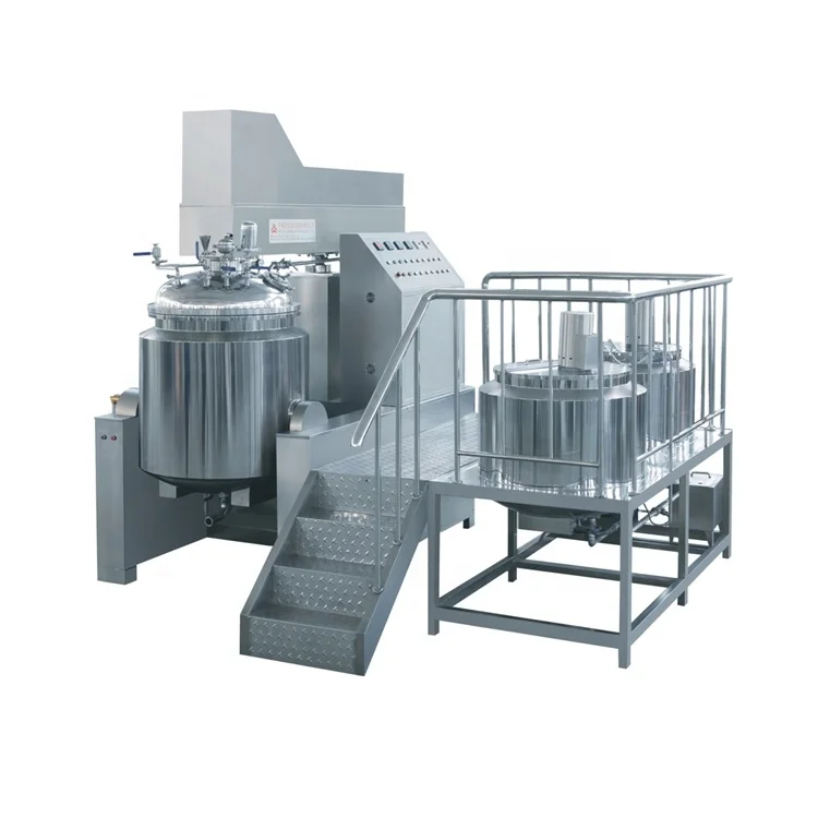 1000L Hydraulic Lifting Vacuum Emulsifying Mixer Mayonnaise Making Machine