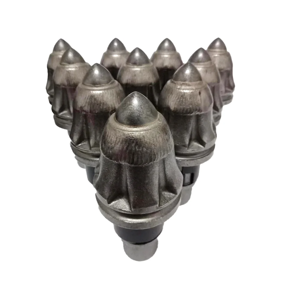 Hydraulic Piling Rig Parts Tungsten Carbide Bullet Teeth Auger Bullet Teeth For Foundation Tools