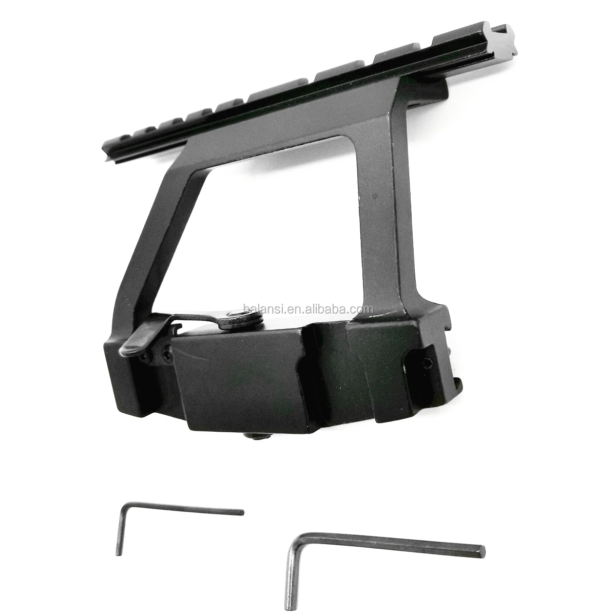 
havy Duty Quick release 11mm Rail Tactical ak 47 Side mount Rail Lock Scope Mount Base Compatible with AK 74U Rifle 