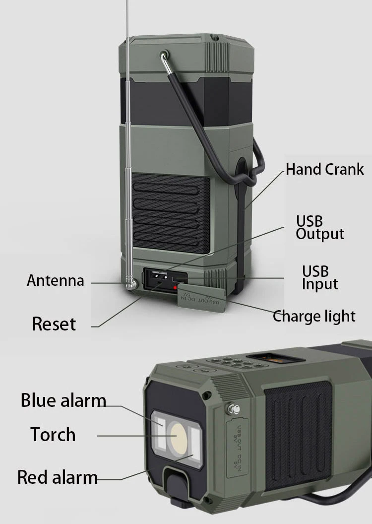 6-in-1 Multi Global am fm Radio Solar Speakers emergency product camping light Petromax Outdoor Lantern Wall Lights