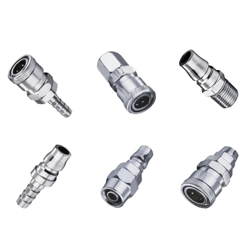 Carbon Stainless Steel Aluminum Hydraulic Hose Fittings Male Quick Connect Steam Oil Hydraulic Quick Coupling Pipe Hittings