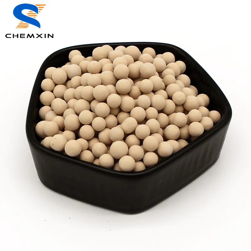 CHEMXIN zeolite 3a 4a 5a 13x 13x apg molecular sieve beads adsorbent for natural gas dehydration