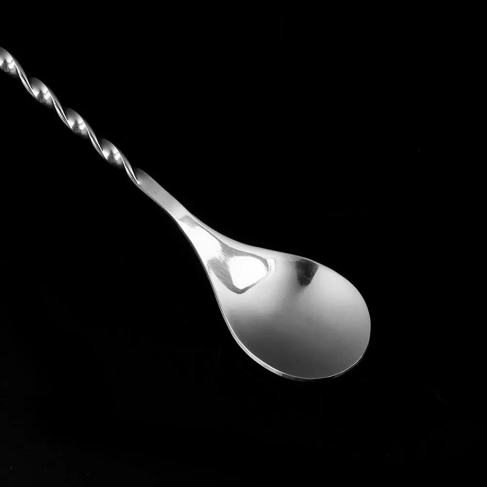 Spiral Pattern Bar Tools Bartender Bar Cocktail stainless steel Mixing Spoon Stirrers
