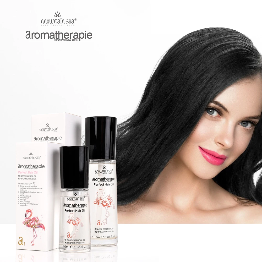 Private Label Beauty Hair Care Products Professional Natural Rose Oil Treatment Repair Hair Oil