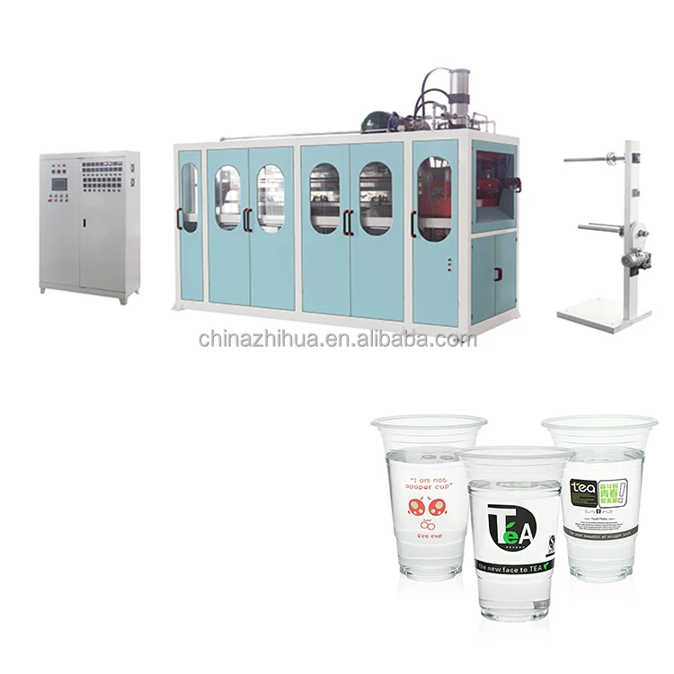 Transparent Disposable plastic Glass cup Making Machinery Price