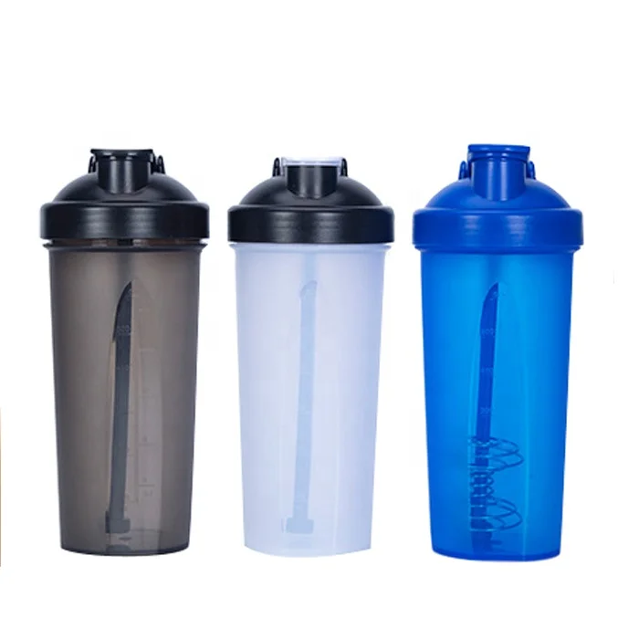 custom logo Reusable Sport Plastic Water Bottles Low Moq Gym Blender Protein Shaker Bottle