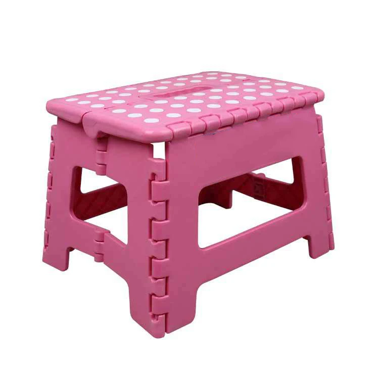 7 sizes Amazon hot sale  Lightweight portable plastic foldable folding kids step stool