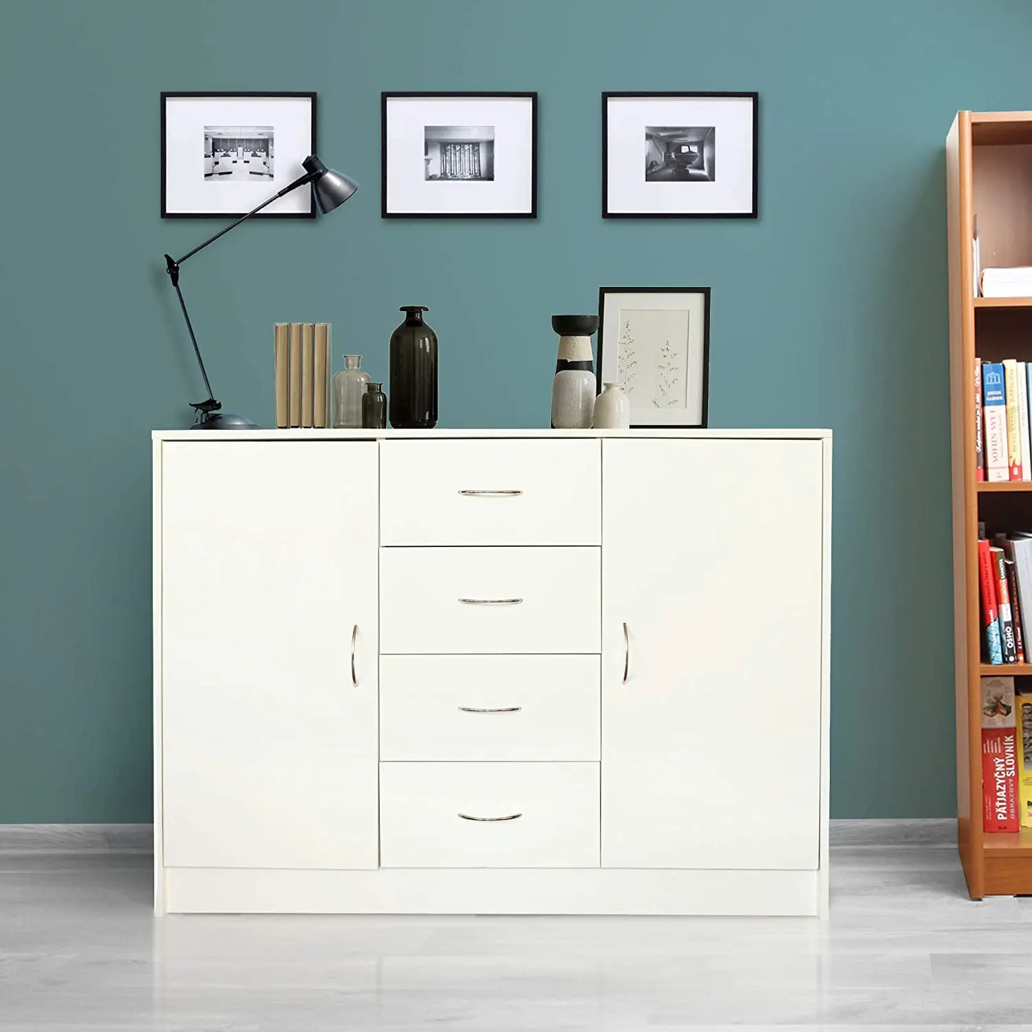 Обеденный стол угловой шкаф для столовой деревянный кухонный 2 кристалла по бокам бар винный шкаф