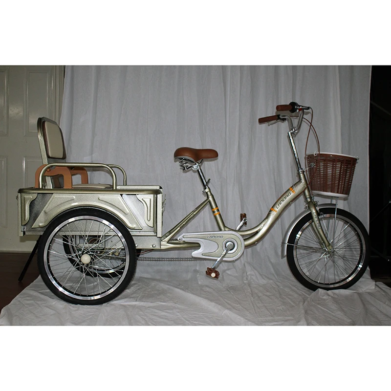 High quality ride on feet adult tricycle cargo bike three wheel for adult shopping ,new style 3 wheel cargo tricycle for sell