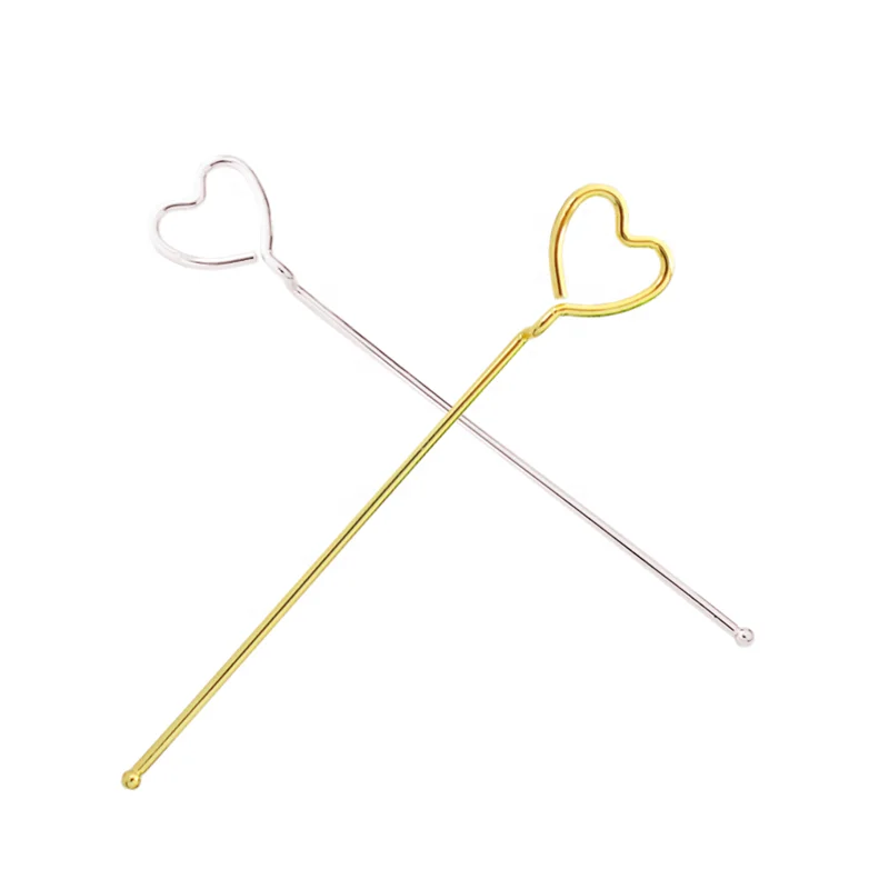 Wholesale Customized 12.3CM DIY Hair Accessories Accessories Nickel-Free Plating Heart Shaped Hairpin