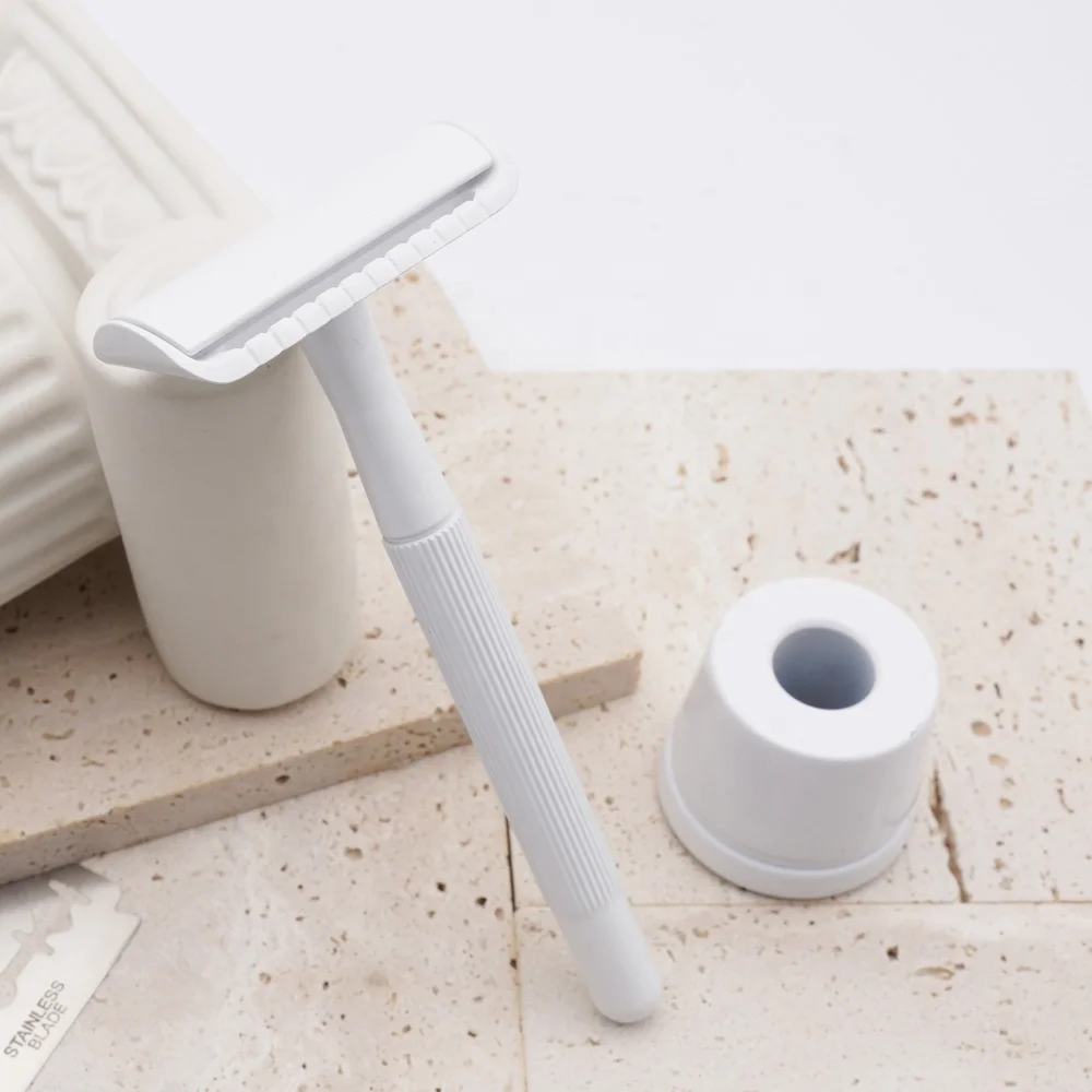 New arrival razor for men&woman shaving Gold brass handle double edge safety razor blade