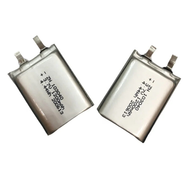 Customized Lithium Polymer Battery 3.7V 1200Mah 1200 Mah Rechargeable Battery
