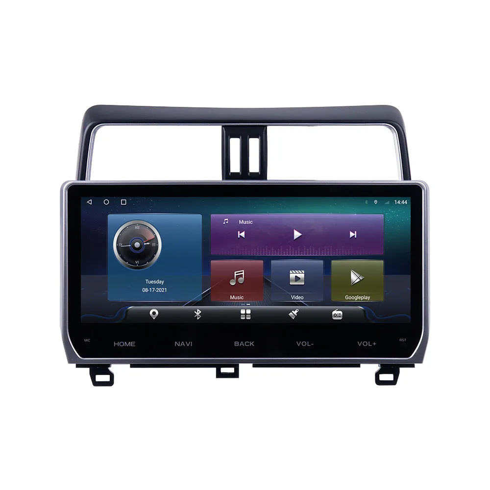 2 Din 1920*720 Android 12 For Toyota Prado 2018 Car Radio GPS Navigation Carplay Multimedia DVD Player Auto Stereo Head Unit