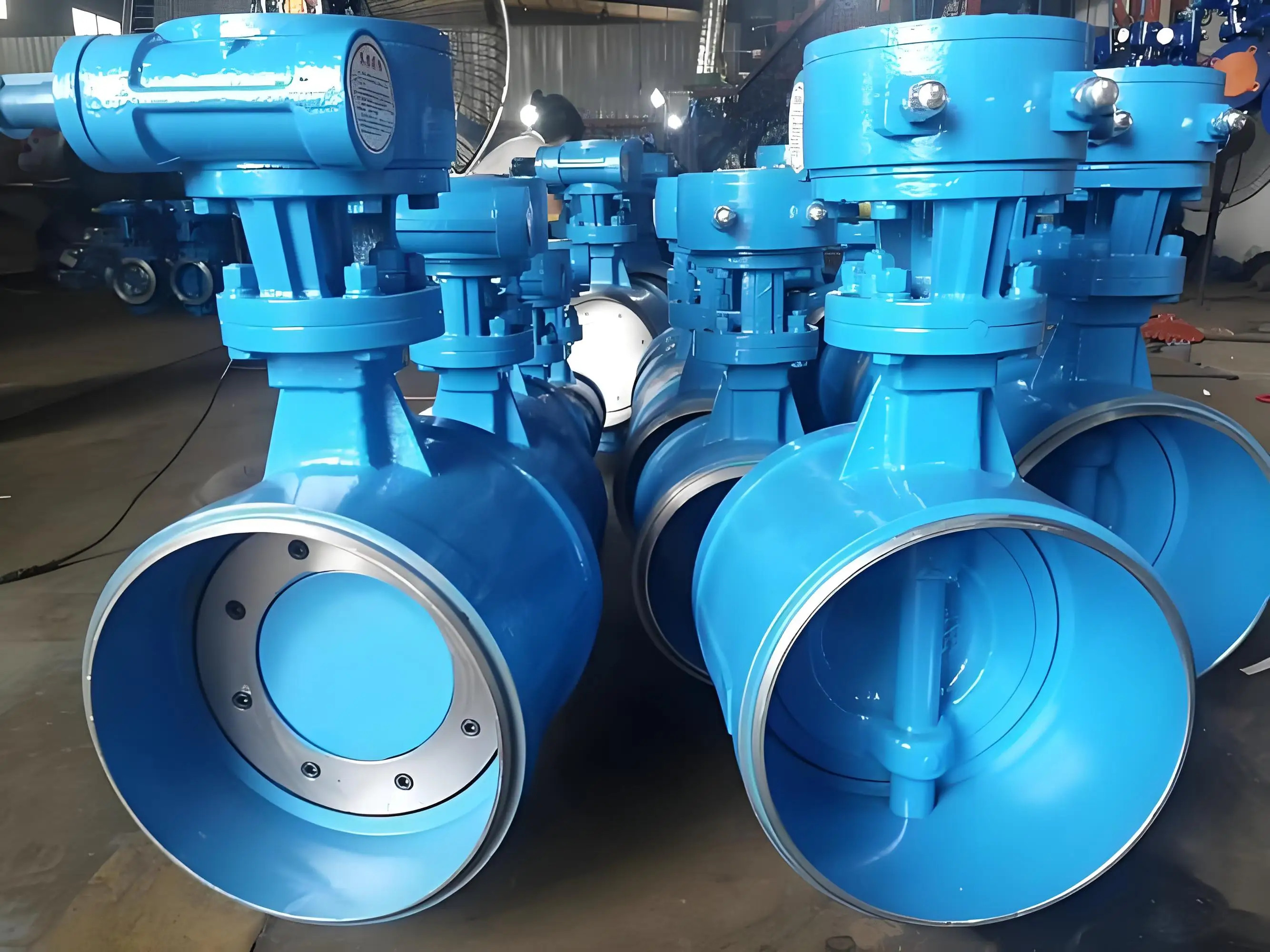 CE ISO Pn25 600lb 900lb DN800 DN900 SS304 316 Wcb A105 Butt Weld Worm Gear Butterfly Valve
