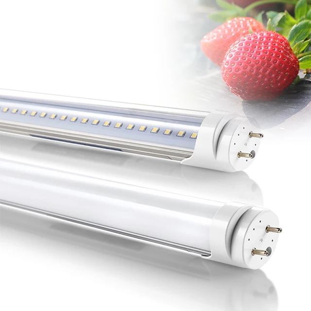 2023 factory price  High lumen  2- 5ft led plant light 10-18w Linear led tube T8 ballast compatible grow led light