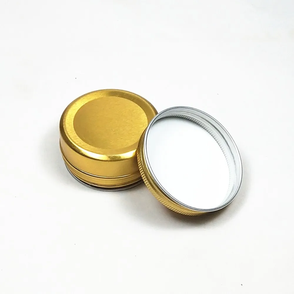 
Factory Wholesale Custom Rose Gold White Black Purple Food Grade 2oz8oz Metal Tins 