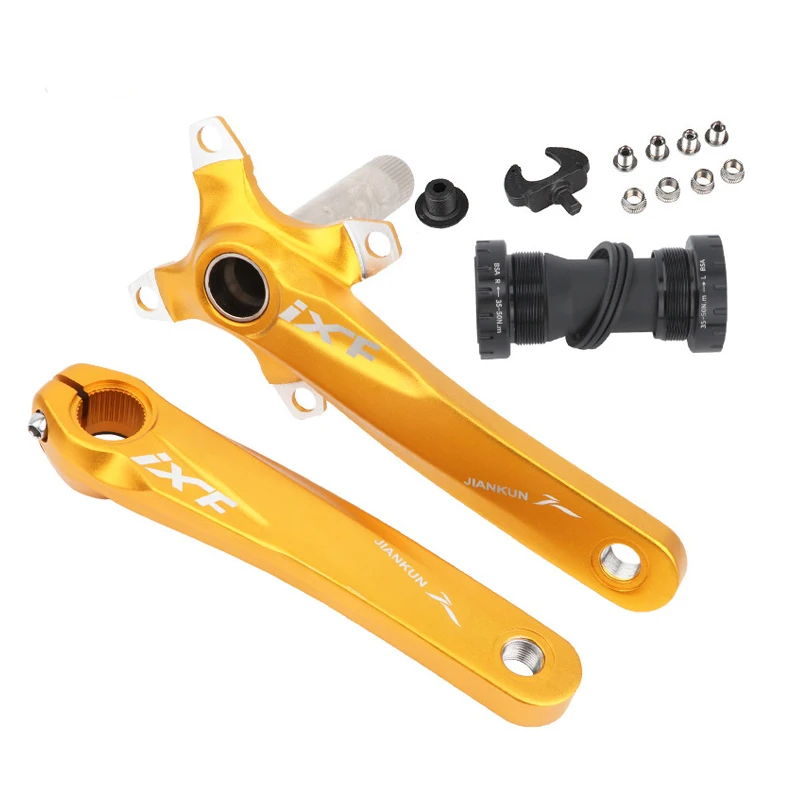 Bicycle Crank Set IXF  Aluminum Alloy 170mm 104 BCD CNC ultralight Crank Arm MTB/Road Bike Crankset