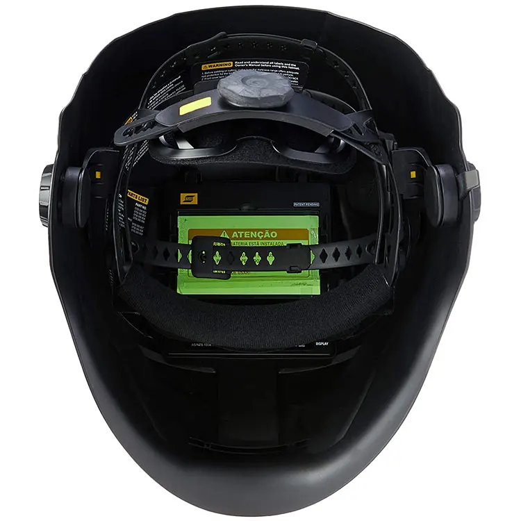 High quality Black Low-Profile Design High Impact Resistance Adjustable Color Touch Screen Controls welding helmets
