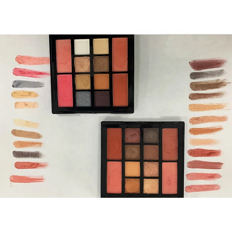 Палитра теней для век для макияжа ES41, палитра теней для век с фирменной этикеткой, палитра нюдовых век для детей