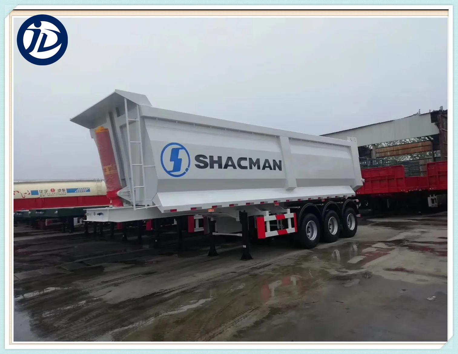 New  Customization 25 Tons 100 Tons Dump Tipper Trailer Tipping Truck Semi Trailer