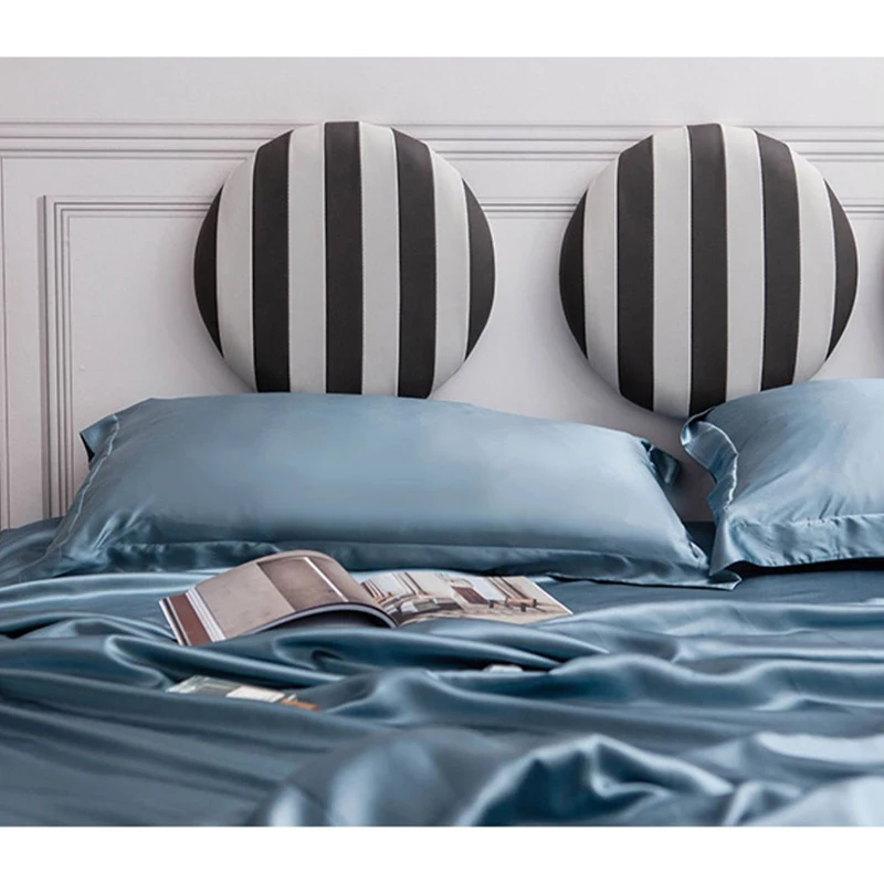 Body pillow case custom silk printed pillowcase fashion style ruffled satin envelope pillowcases