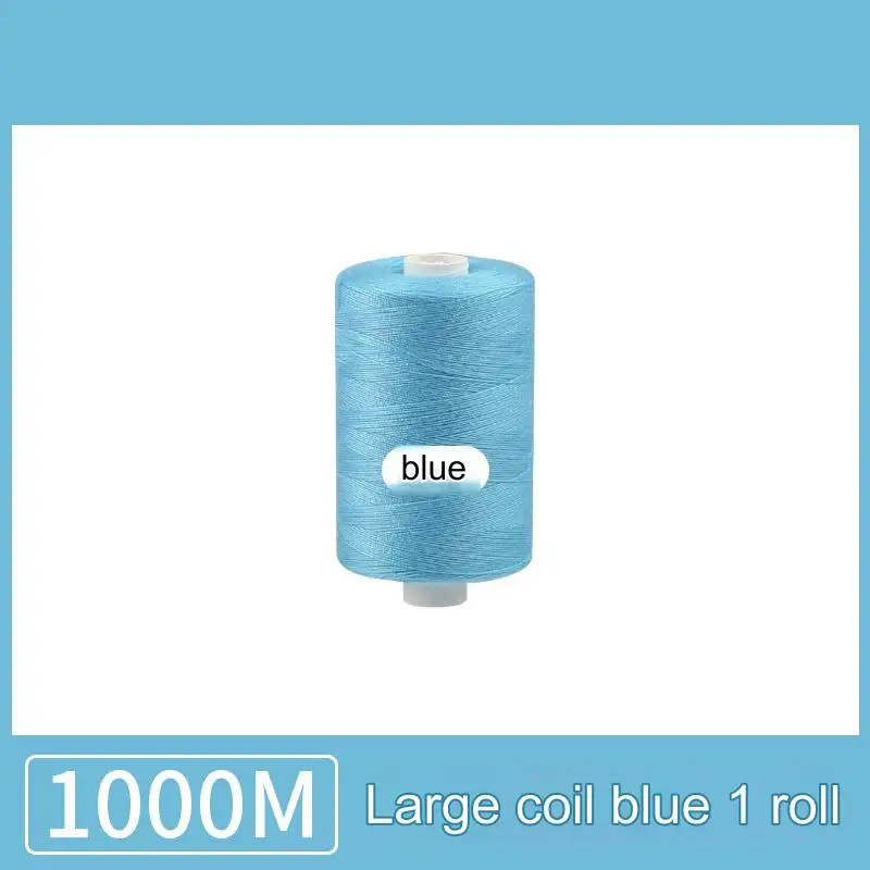 In Stock Wholesale High Quality 40s/2 clothing sewing thread 1000 yards polyester thread colorful handmade fine thread
