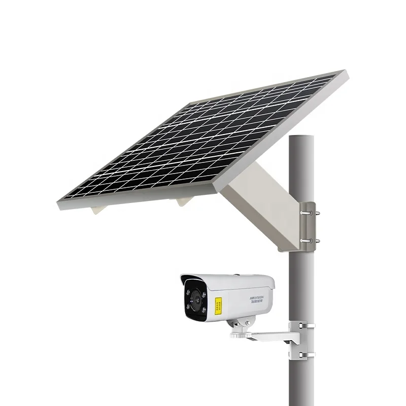 100W Solar Panel with 60Ah Battery Solar System Monitoring Solar System 12v DC Output Solar Power Supply for CCTV