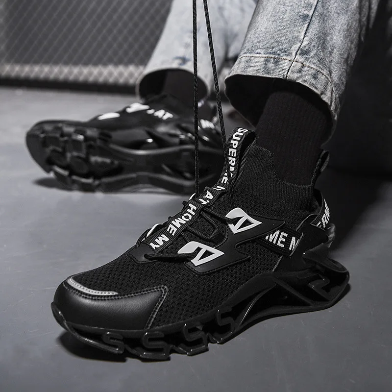 BIYATE Comfortable Men Fancy Sneakers Sport Runn New Arrivals Sport Shoes Support Custom LOGO Hot Sale Men Casual Shoes  Sneaker