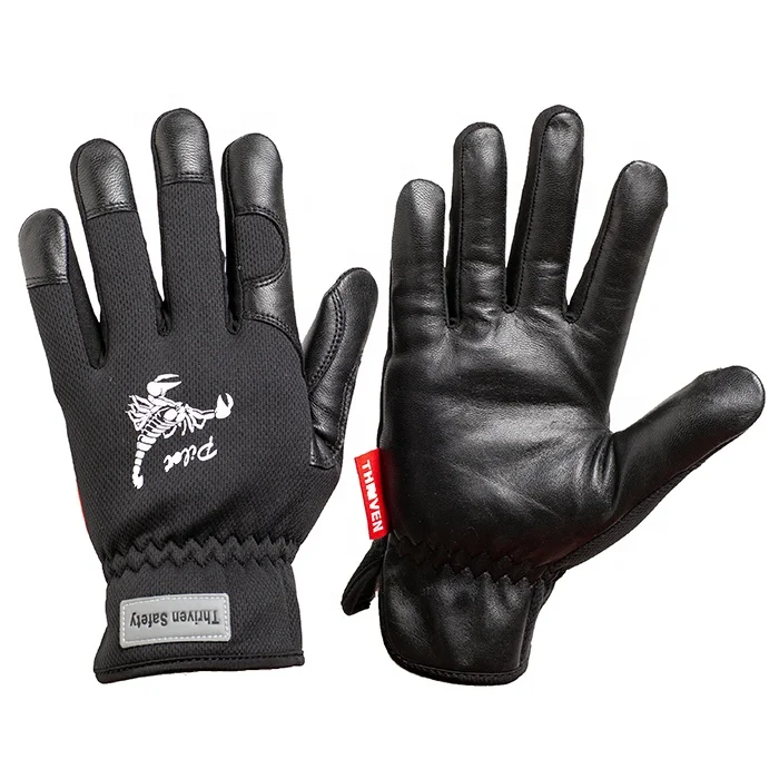 Goat Skin Gloves Soft Leather Driving Gloves