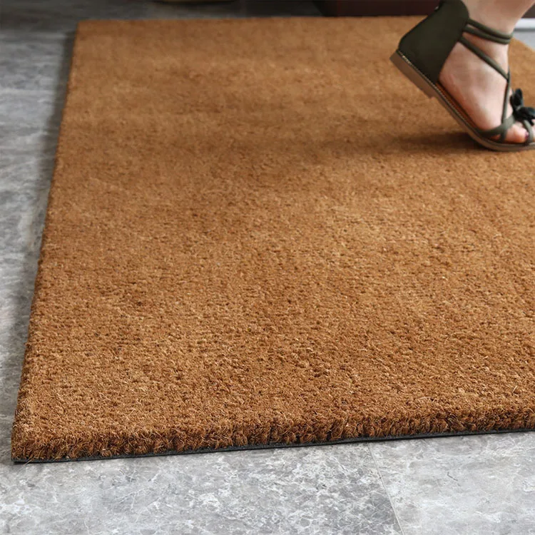 Coconut palm floor mat household carpet doormat dirt resistant non slip foot mat for entry door
