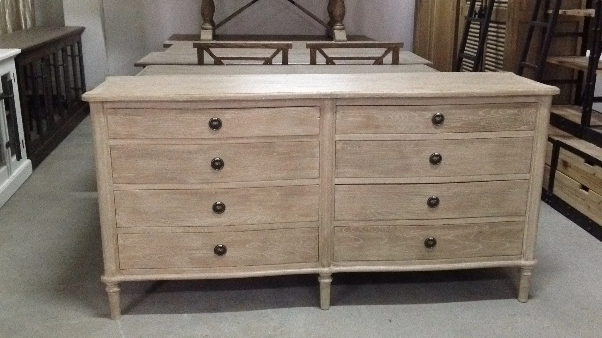 indoor wooden rustic style furniture living room chest of drawers