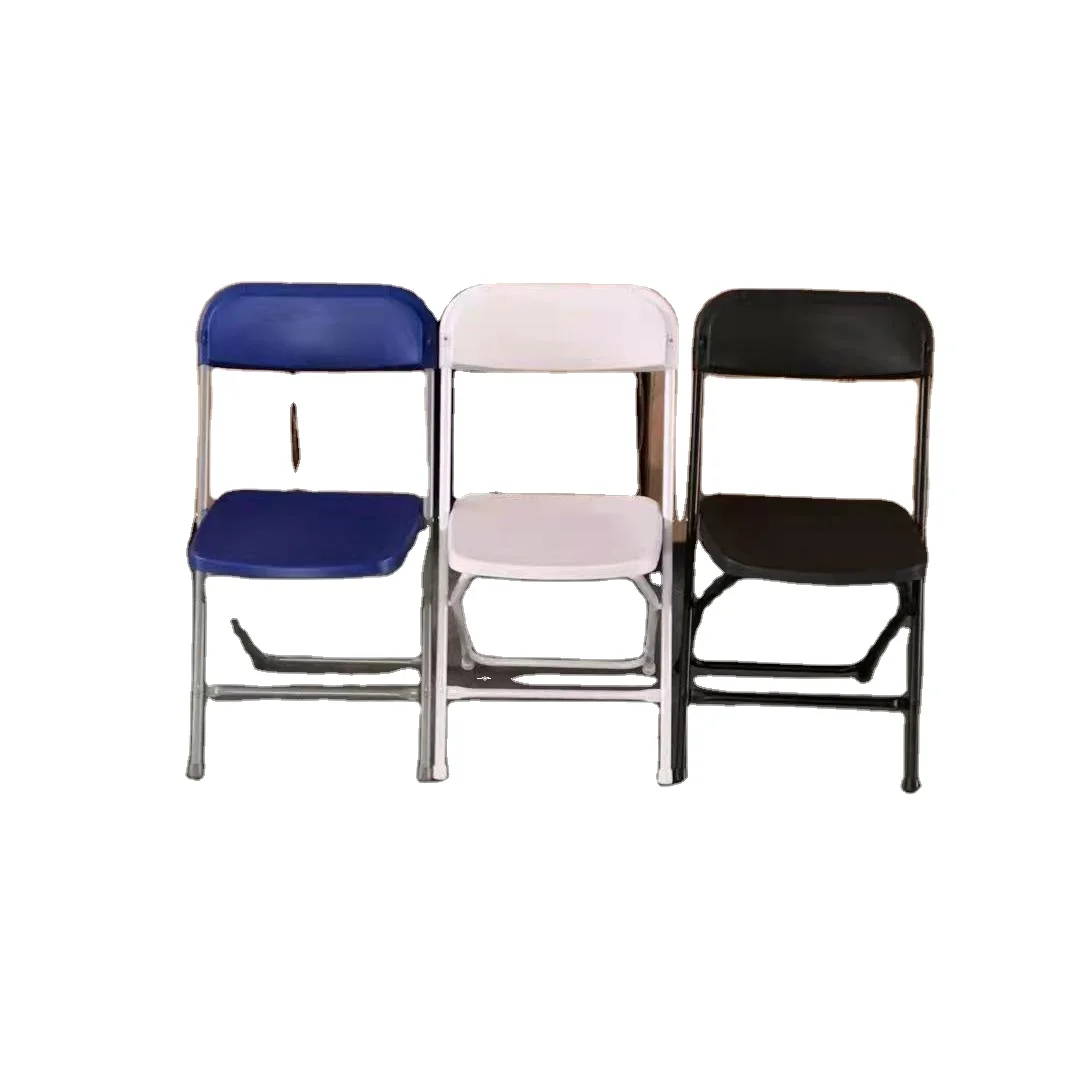 Wholesale outdoor plastic chairs for events party garden portable white plastic folding chairs