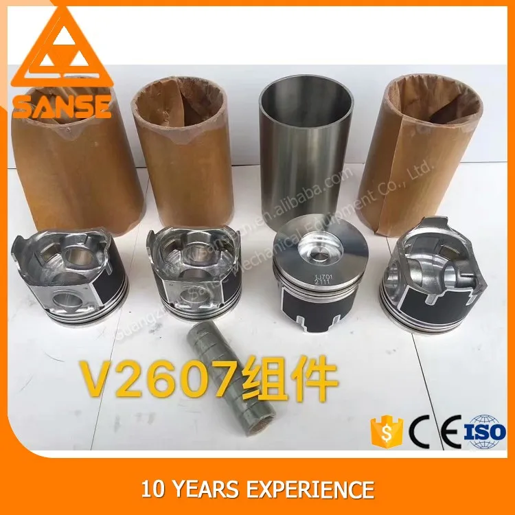 Excellent quality  V3307 Diesel engine Liner kit , rings piston suit for kubota excavator construction machinery parts