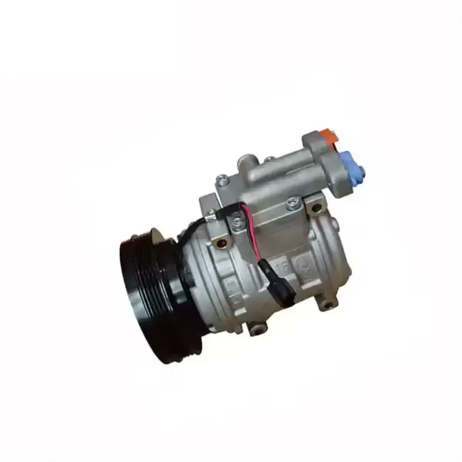 Heavy duty ac dc air compressor DH220-5 4PK 10PA15C 24V R134a AC Compressor