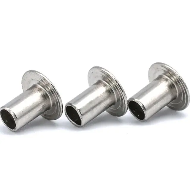M2 M2.5 M3 Gb873 Steel Round Head Semi Tubular Hollow Rivets