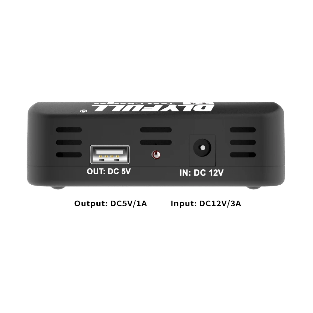 DLYFULL T4 18650 Battery Charger LCD Smart battery Charger  for 1.2V AA AAA AAAA C 3.7V 26650 14500 16340 18350 18500 10440