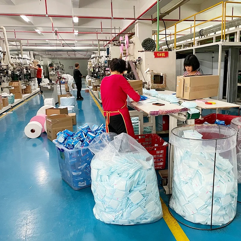 Daily Use Feminine Pads Wholesale Manufacturer Super Breathable Anion Winged Sanitary Napkin