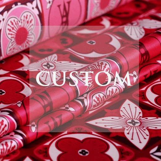 
Custom printed satin fabric 100% silk 6A grade charmeuse silk fabric 