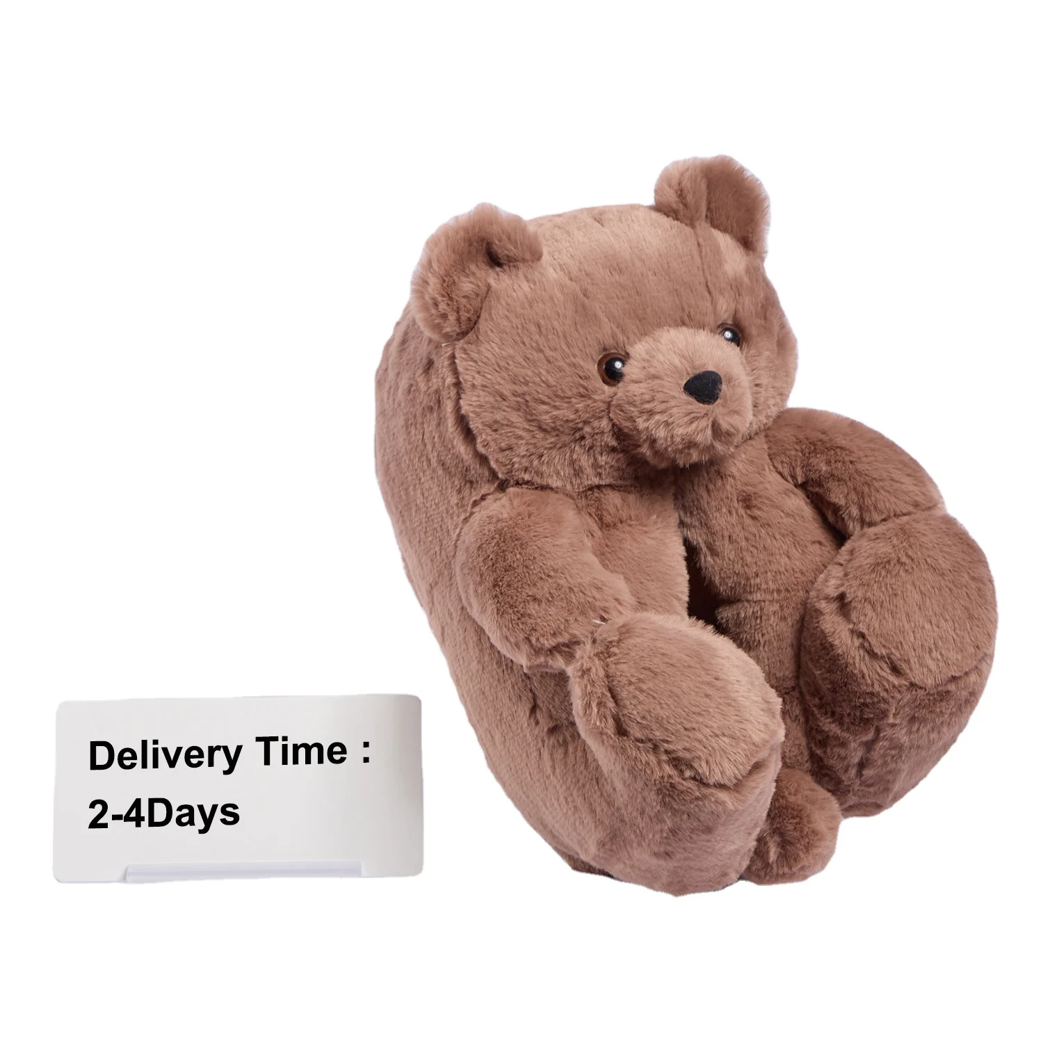 Teddy bear slippers for women girls