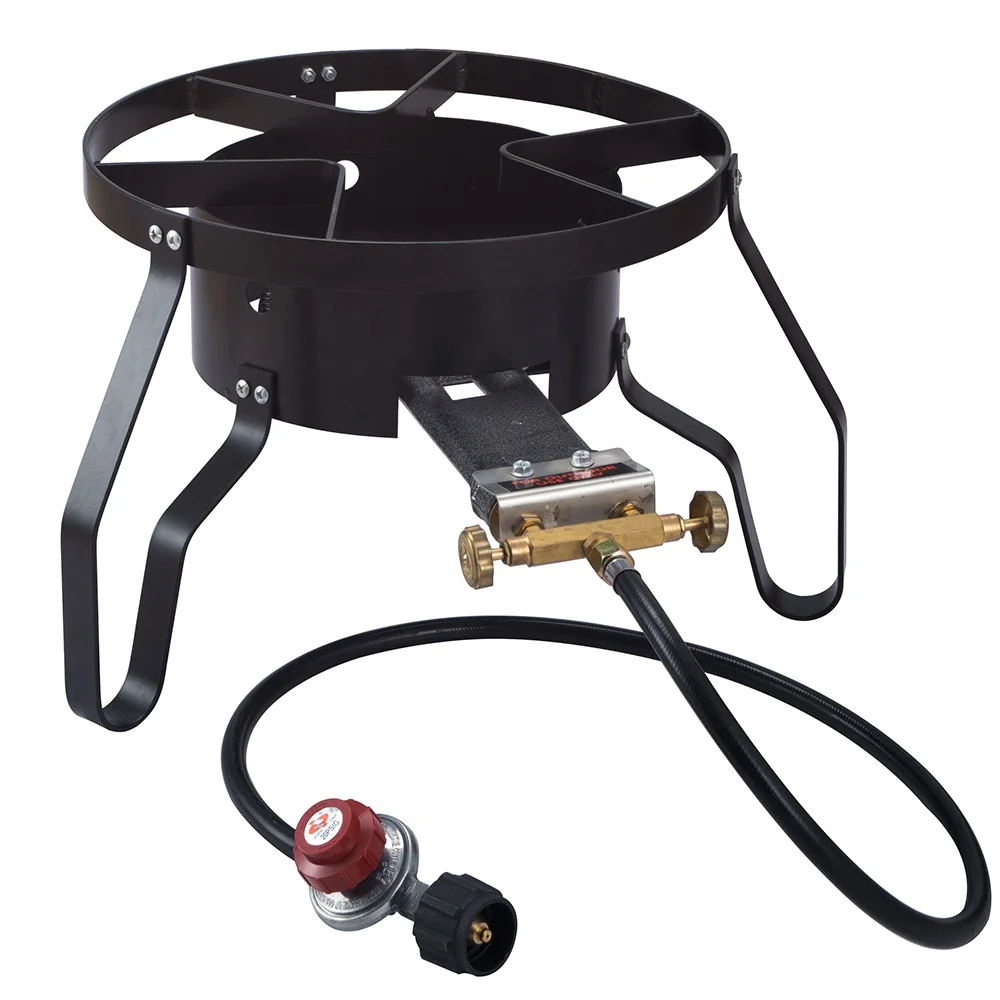 16 Inch round High Pressure BBQ Propane Gas Stove Sustainable Outdoor Cooking for Boiling Seafood  BBQ Grill Stove