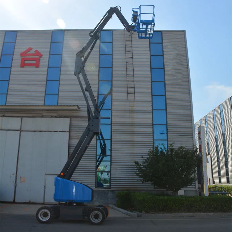 YG boom lift machine knuckle telescopic 14m boom lift work platform for sale