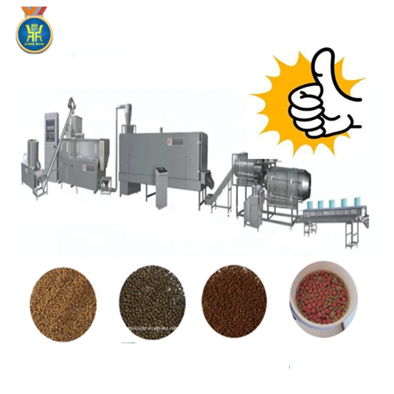 Экструдер для рыбной пищи, машина для производства рыбного корма, производственная линия