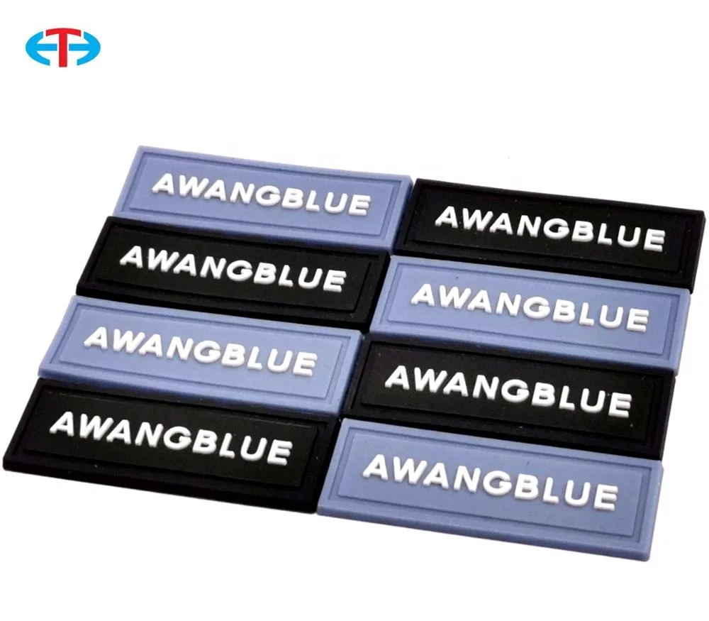 Custom PVC badge/custom silicone label/clothing PVC rubber patch  Label