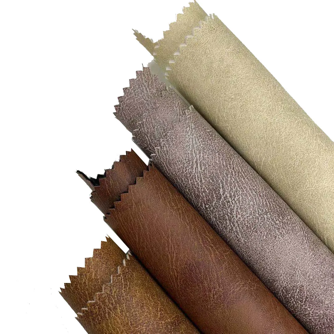 Двухцветная искусственная кожа, виниловая ткань для дивана с принтом на заказ