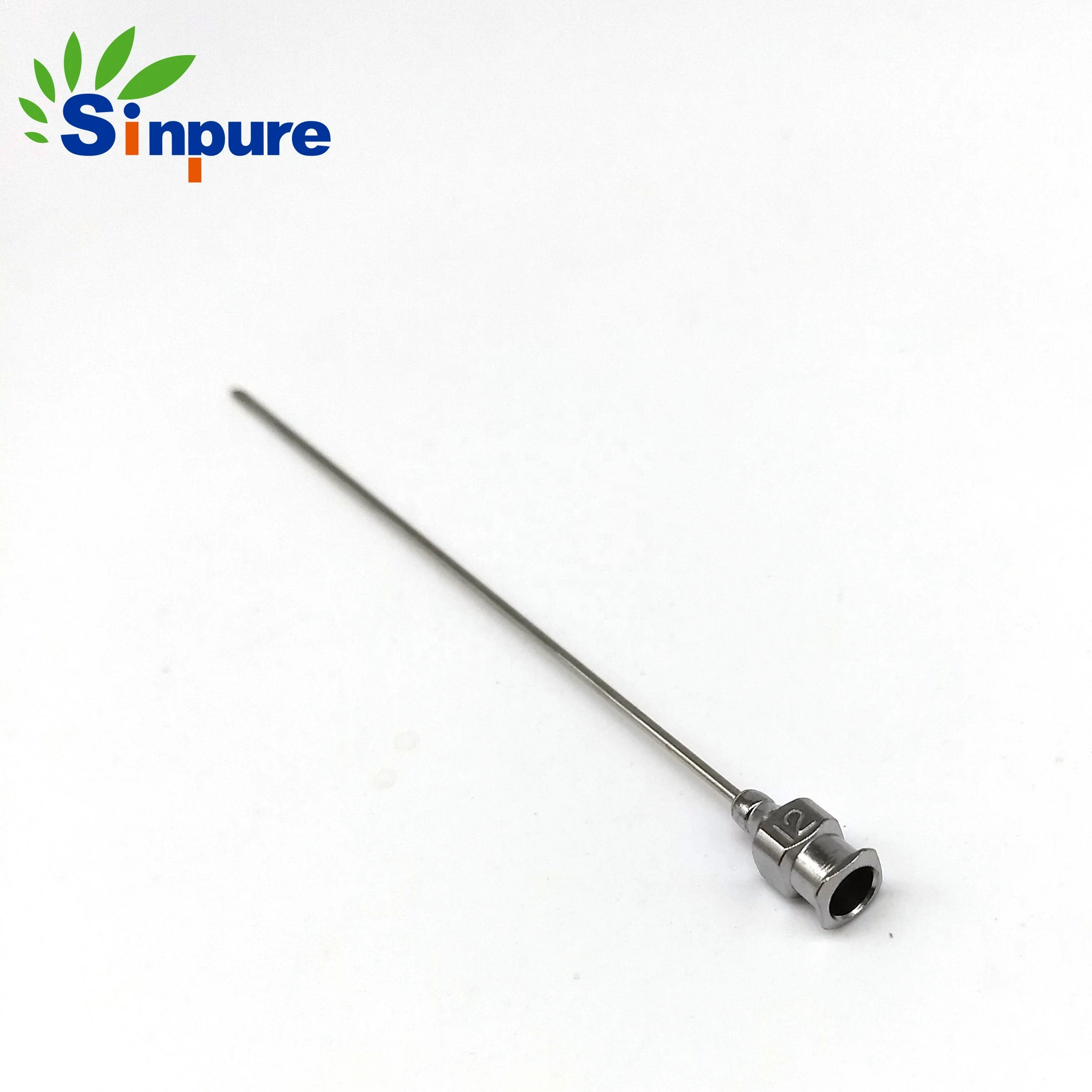 Customized Stainless steel 21G veterinary needle with luer lock for animal use