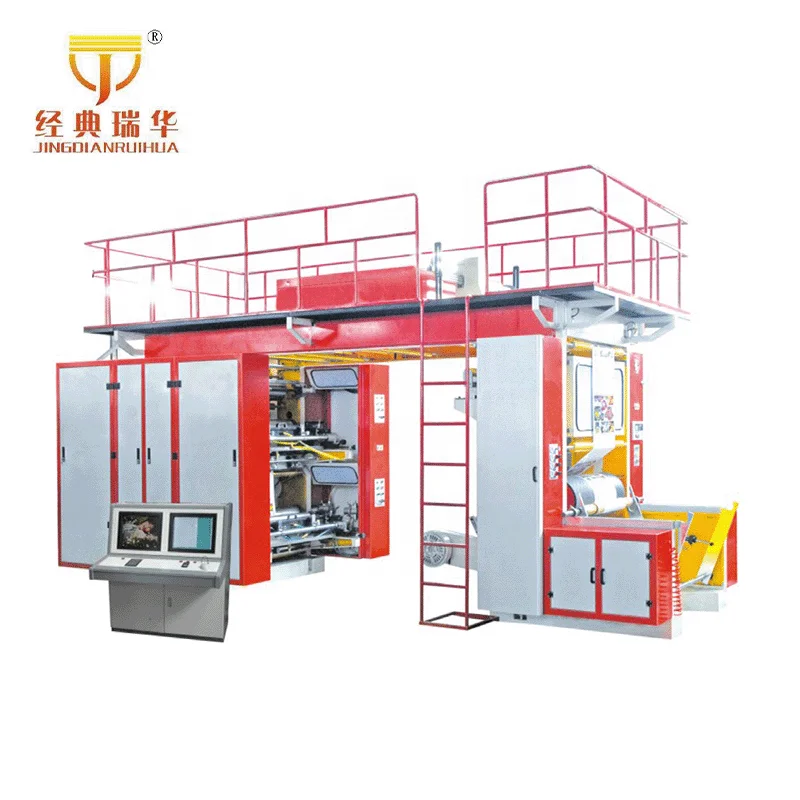 Multicolor Flexo Printing Machine Picture Printing Machine With Video Inspection System